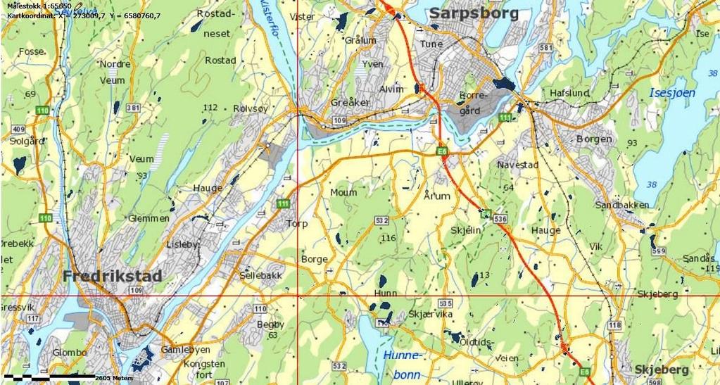 RAPPORT FRA ARKEOLOGISK REGISTRERING Kommune: Fredrikstad Gardsnamn: Begby, Borge store, Visur. Gnr./bnr.