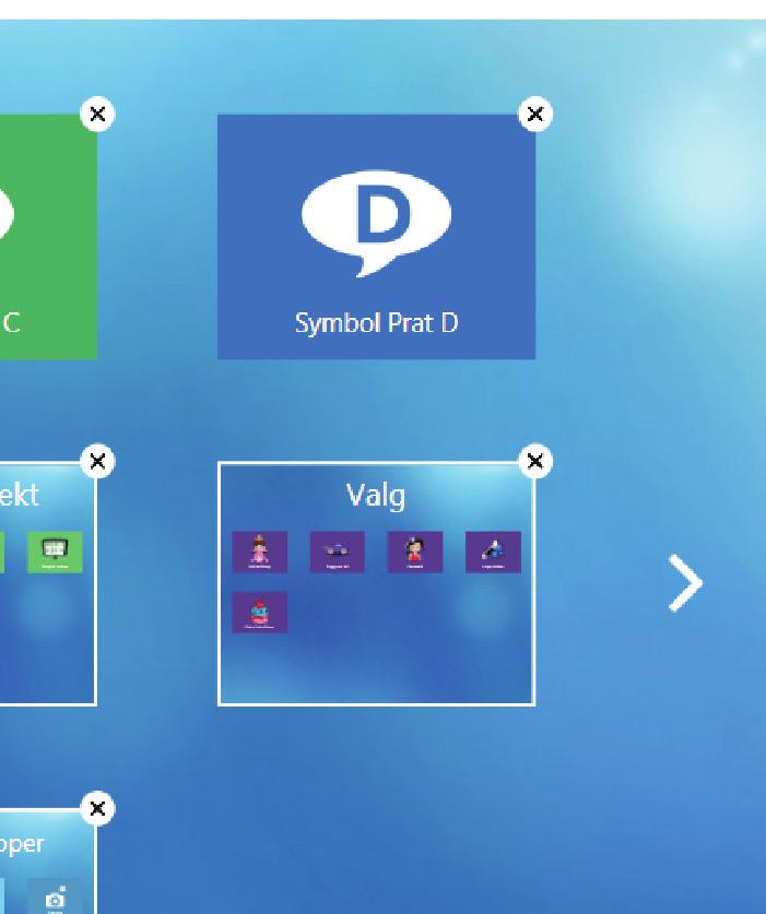 menyen i Grid Utforsker. Da drar du Grid oppsettene rundt på skjermen for å endre rekkefølgen på dem.