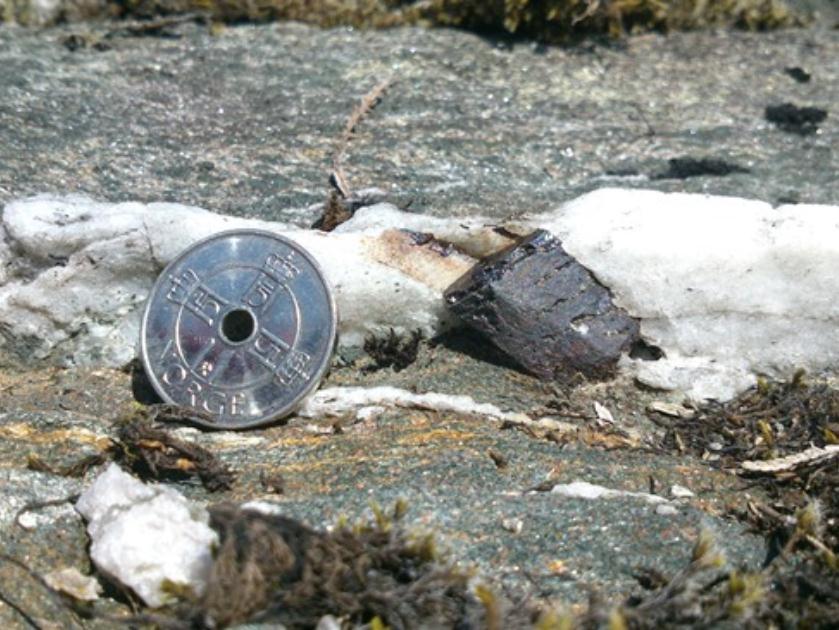 Anriking av titan i Engebøfjellet Ein malm dannast ved at geologiske prosessar anrikar eit eller