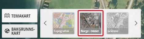 På bakgrunnskartet Norge i bilder er det no mogleg å velje ulike fotoprosjekt.