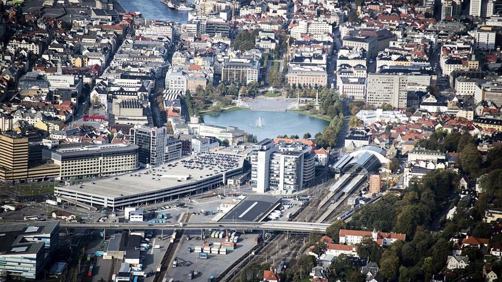 Parkering i Bergen i 2040: 3% av 131 000 biler = 4000 ByGarasjen,