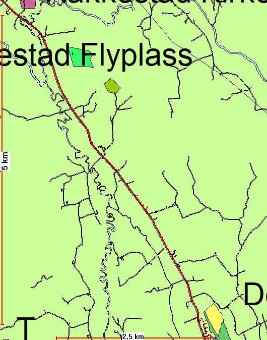 5.7 Ny gang og sykkelvei langs RV 22 Rakkestad- Degernes Forslagsstiller: Rakkestad kommune Formål: Gang og sykkelveg Størrelse: ca 6,5 km Nåværende planstatus: LNF Forhold til samfunnsdel: