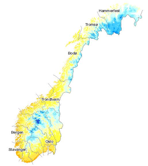 Geografiske forskjeller temperatur,