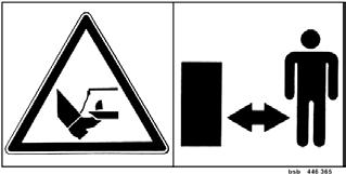 Advarselsmerker CE-merke CE-merket som produsenten montere dokumenterer utad at maskinen imøtekommer kravene i