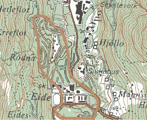 648 km 2, men store deler av kommunen består av ubebodde fjellområder. På bakgrunn av befolkningens størrelse og boligtetthet anbefales det å foreta målinger i 240 boliger (av 3.443 dvs. 7 %).