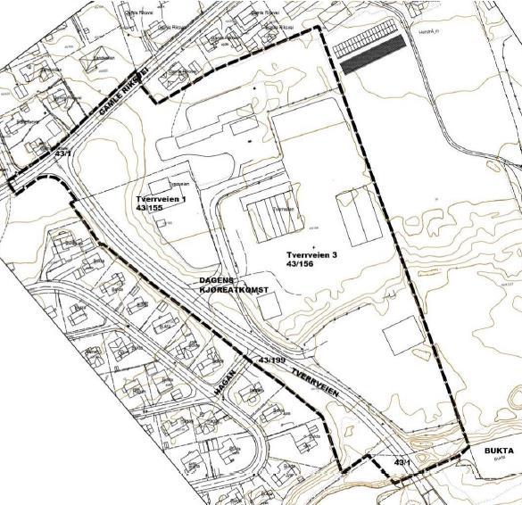 Støy- og luftvurdering Tverrveien 3, Nedre Eiker 3 1 INNLEDNING Herstrøm Næringspark AS ønsker å regulere tomten Tverrveien 1-3 i Nedre Eiker kommune til forretning/lager/industri.