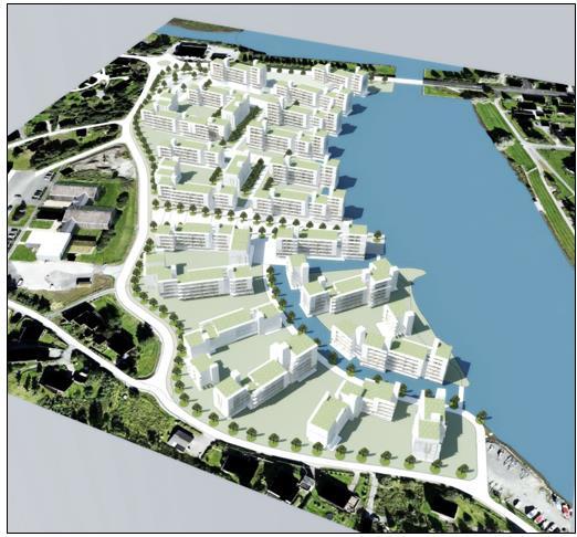 I forhold til siste planskisse fra februar 2012 hadde Strandveien 1 AS orienteringsmøter i eierkommunenes formannskap.