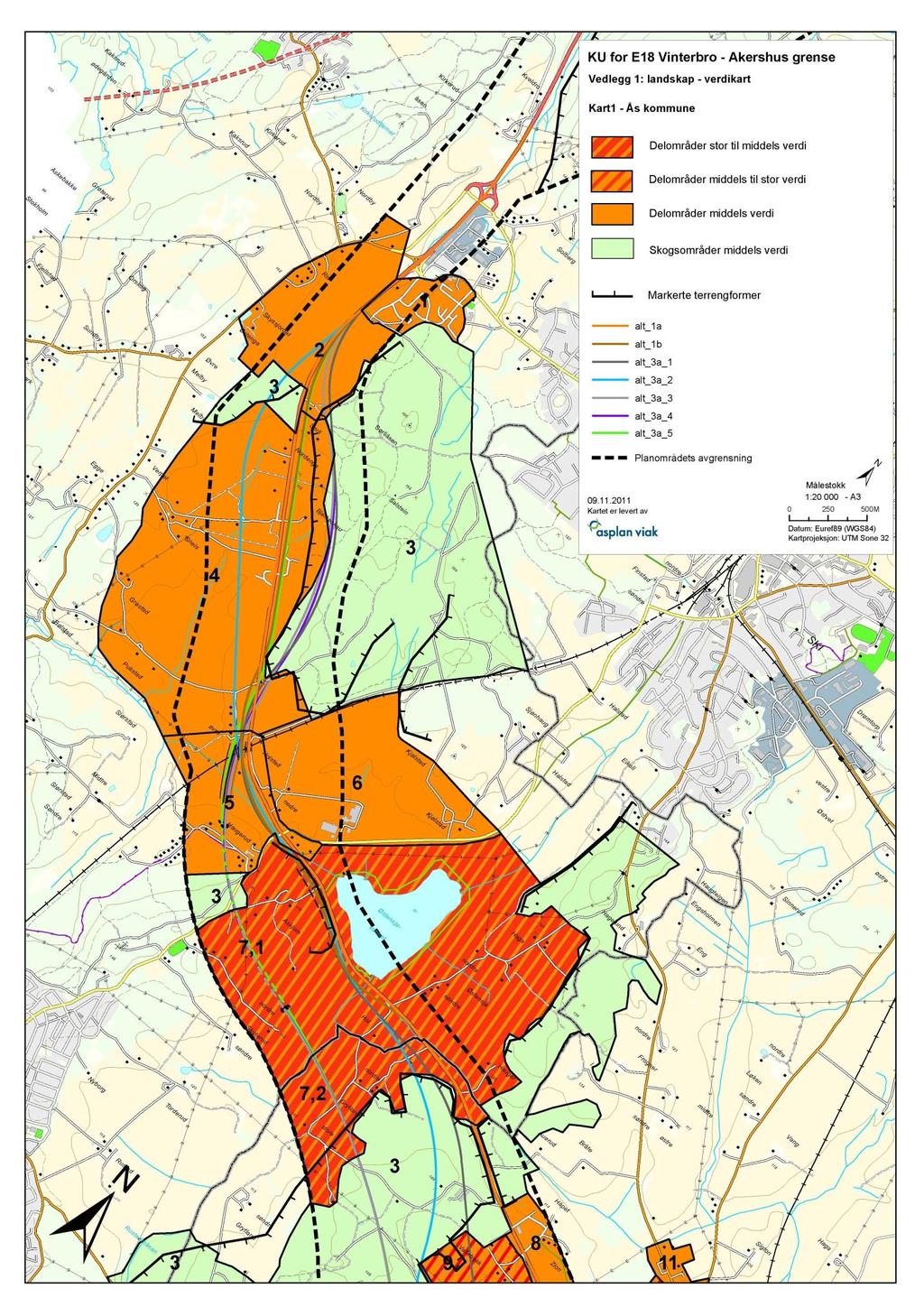 Kommunedelplan E18 Akershus grense Vinterbro.