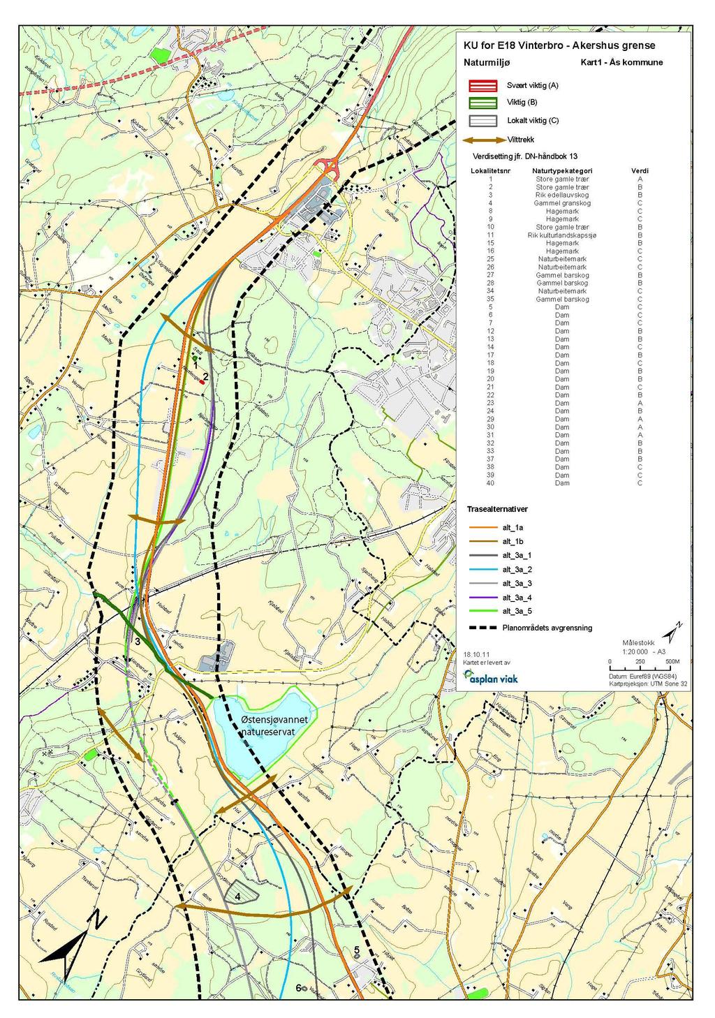 Kommunedelplan E18 Akershus grense Vinterbro.