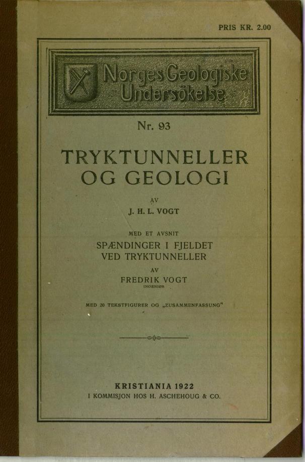 TRYKTUNNELLER OG GEOLOGI AV J. H. _.