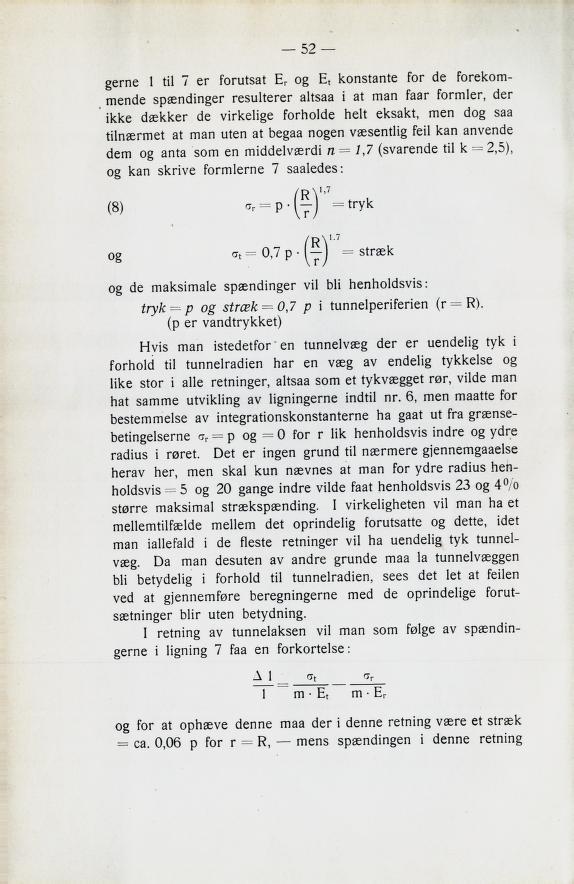 52 gerne l til 7 er forutsat E, og E.