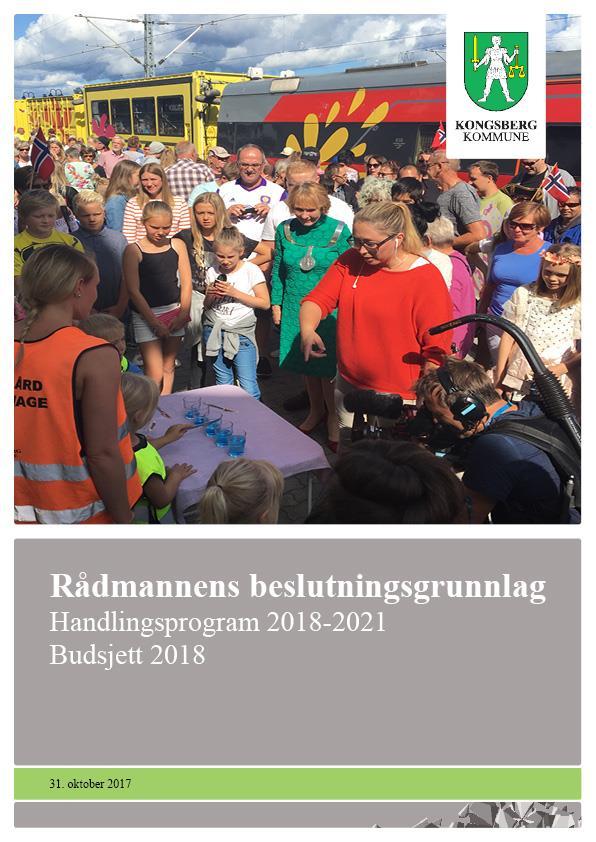 Handlingsprogram 2018-2021 Handlingsprogram 2018-2021: Et stramt, men forsvarlig budsjett Basis 2018 tillagt lønnsvekst Statsbudsjettet: