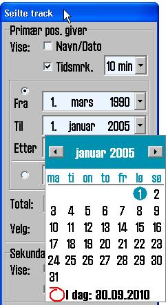 Page 16 TECDIS Manual Når markøren plasseres i kartbildets ytterkant endres markøren til en pil og et klikk med venstre musetast vil panorere kartet i valgt retning. 2.3.