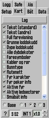 000 Målestokk E: 1:30.000 Sett kartmålestokk til 1:30.000 Målestokk F: 1:10.000 Sett kartmålestokk til 1:10.000 Målestokk G: 1:3.000 Sett kartmålestokk til 1:3.000 Kartinnhold Viser kartinnhold for nåværende kartvisning (Se 3.