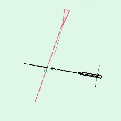 3.5.1.5 Relativ kursvektor Relativ kursvektor valget gjør alle AIS målenes COG vektorer relativt til eget fartøys bevegelse. AIS målenes COG vektorer har sann kurs hvis denne opsjonen ikke er valgt.