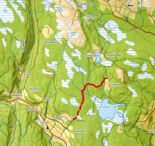 Nyveien Austlid-Olstad Tilgjengeliggjør