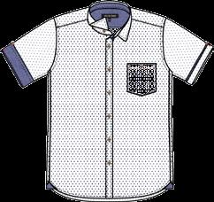 Azul Marino Vino Blanco Azul Marino MWP2113 Camisa Manga Corta MWP2115 Camisa Manga