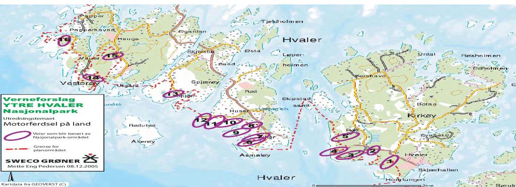 Sammendrag Denne konsekvensutredningen er laget på oppdrag fra Fylkesmannen i Østfold i forbindelse med utredning av vern som nasjonalpark for Ytre Hvaler i Hvaler og Fredrikstad kommuner.
