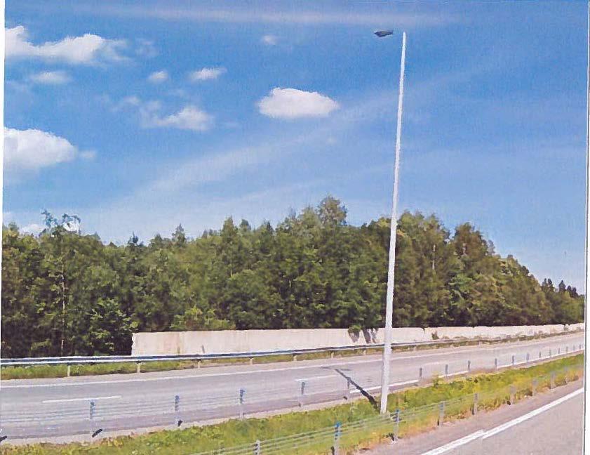 E18 Støyskjerm ved