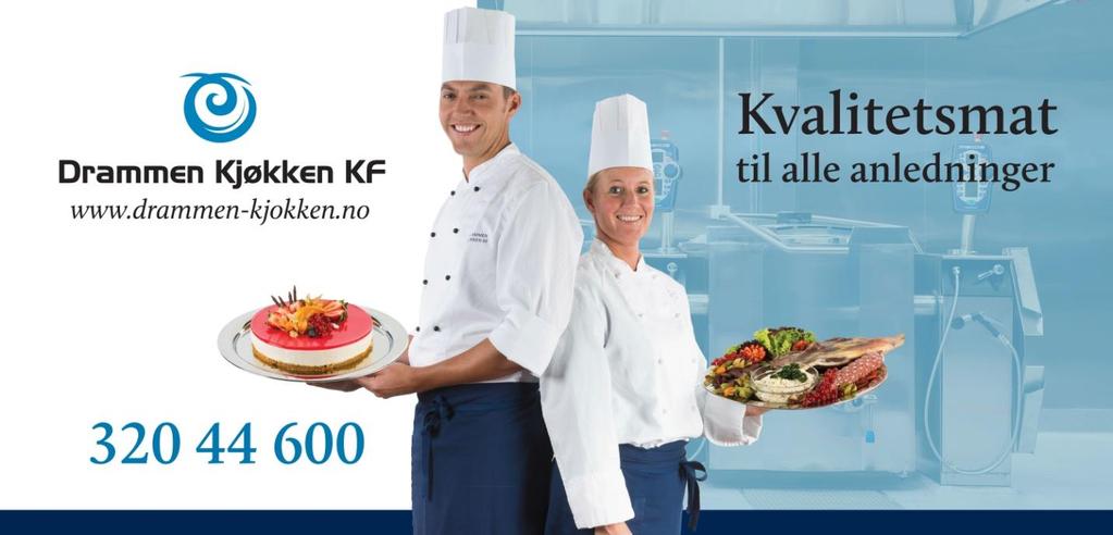 LÅNT UTSTYR Som en del av vår miljøprofil benytter Drammen Kjøkken KF gjenbruksutstyr der det er mulig. Ved utlevering av catering signerer du for mottatt utstyr.