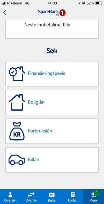 Søk av boliglån en