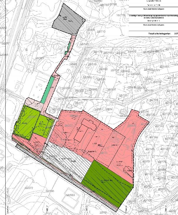 Ved å plassere den høyeste bebyggelsen lengst øst, til dels bak eksisterende område for byggfag, vil utsiktsforholdene for naboer påvirkes minst mulig.