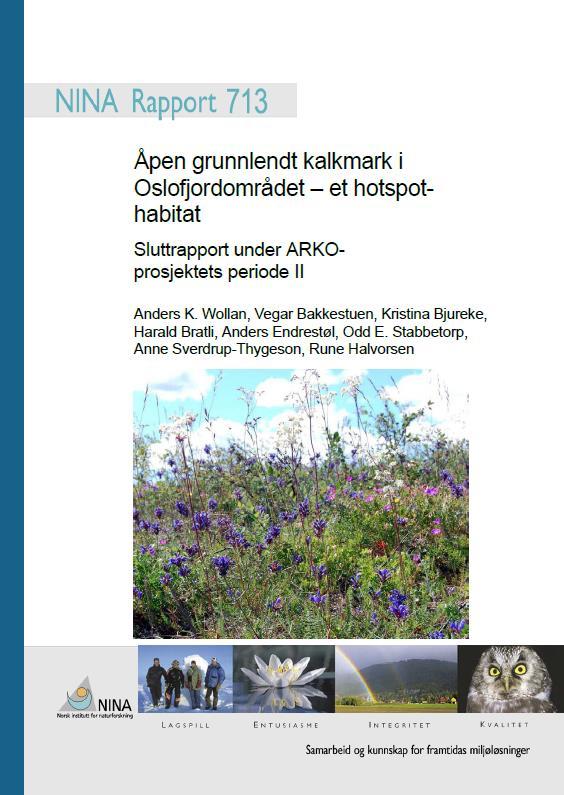 Åpen grunnlendt kalkmark i BN sone Rødlistet naturtype (VU) Hot-spot habitat NiN