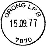 1970 Registrert brukt fra 1-7-70 AA til 4-11-93 FH Stempel nr. 9 Type: I22N Fra gravør 17.10.