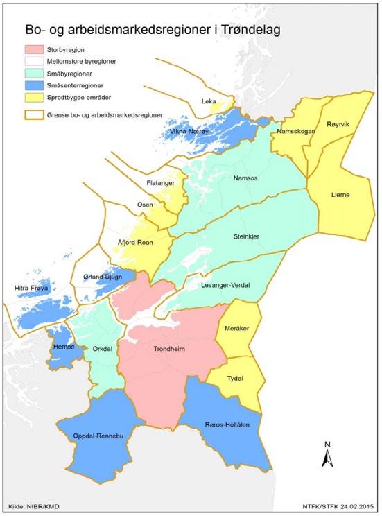 Forenklet prismodell for Trøndelag fra 2018 (NSP2018) Vedlegg 2: Anbefalt sonekart med reisestrømmer, pendling og grensebeskrivelse Dagens og fremtidige reisestrømmer, arbeidspendling samt bo- og