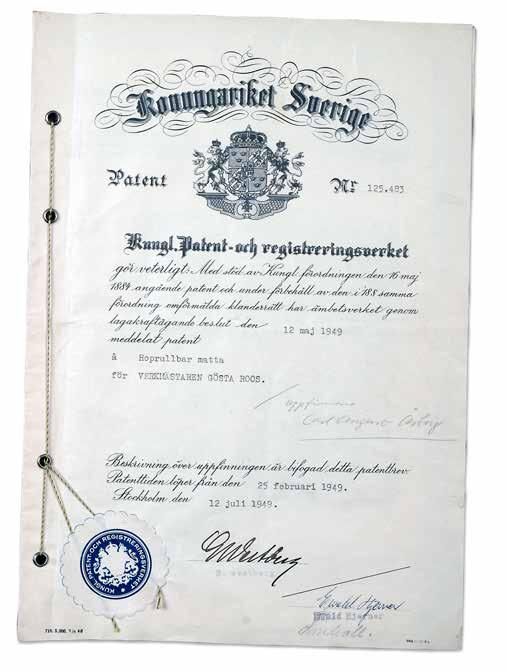 I 1949 ble Kåbe Originalmatte patentert. Slik begynte det I 1944 begynte vår kamp mot gatenes forferdelige skitt.