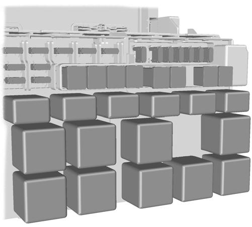 Sikringer Relé R5 R6 R7 Diesel R7 ensin R8 R9 R10 ryterkrets Strømforsyning (KL15 #4) Strømforsyning (KL15 #3) Fordamper