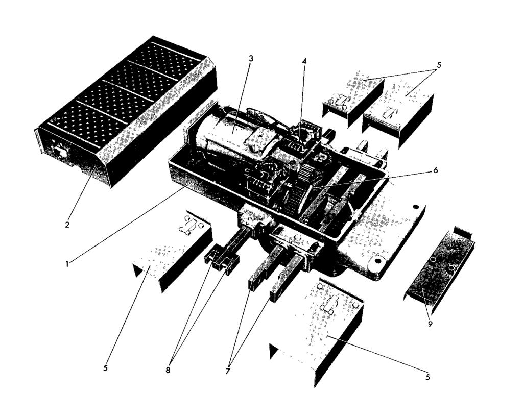 Utvendig sikringsanlegg Side: 25 av 34 4 SIEMENS DRIVMASKIN. DELELISTE Tabell 6.c.4 Deleliste OVERSIKT OVER HOVEDDELER Hoved del Tekst Anm: nr. 1 Drivmaskinkasse 1 stk.