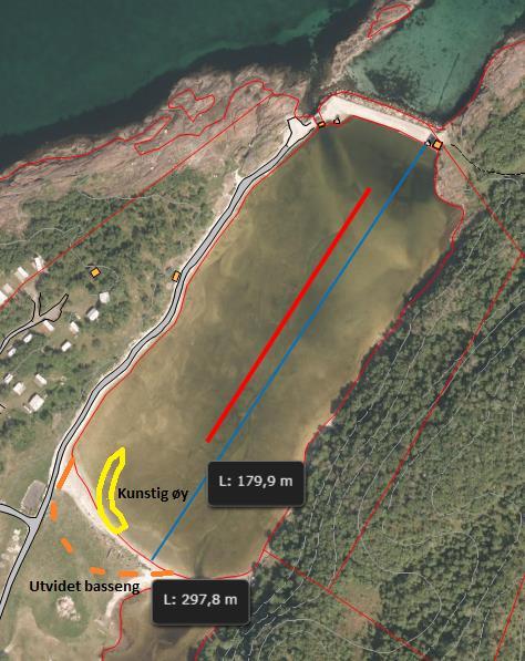 Prosjekt i Geitvågen-bassenget Bølgemaskin i bassengbunnen Pir på overflaten Bølgen styres til minste detalj En duk over helebassenget