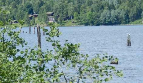 Det nærmeste arealet er utfyll i Bogstadvannet.