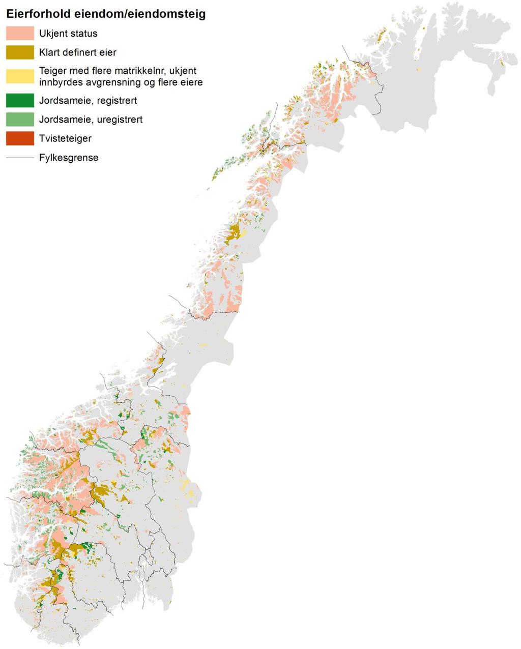 Figur 2: Eiendommene/eiendomsteigene etter eierforhold Henrik F.