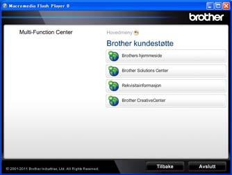 Kapittel 1 Slik får du tilgang til brukerhåndbøker for avanserte funksjoner 1 Du kan vise og laste ned disse håndbøkene fra Brother Solutions Center på: http://solutions.brother.