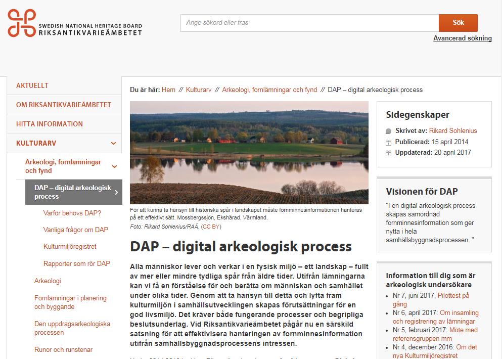 DAP digital arkeologisk