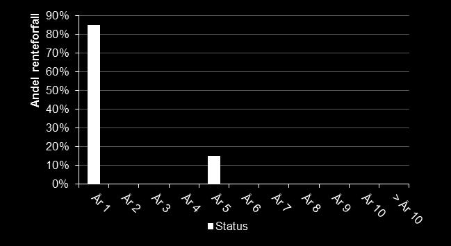 85 % av alle lån har