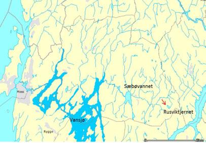 1.1 Geografiske avgrensninger 1. Innledning Rusviktjernet med utløpsbekken, Rusvikbekken, utgjør øverste delen av Svinndalvassdraget i Østfold.