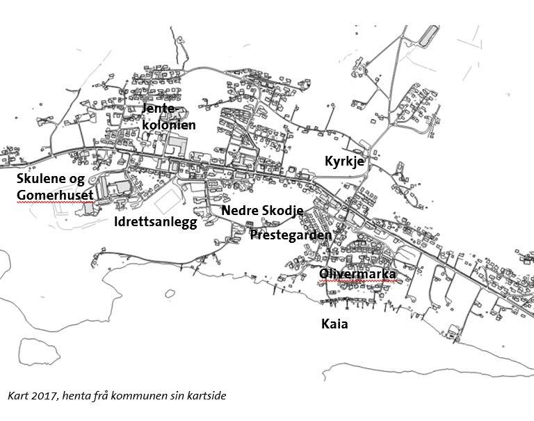 Nordplan side 15 DEL 1 Historikk - Stadanalyse Skodje sentrum Perioden 2002-2017 KULTURELT KNUTEPUNKT. OMSORGSSENTER, FORTETTING OG ANNA BUSTADUTBYGGING.