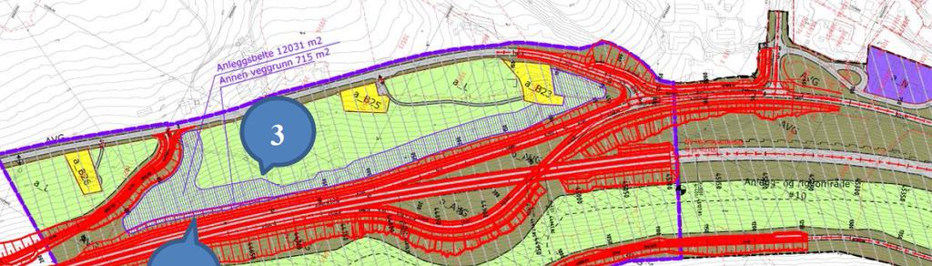 Nordre del av krysset vil tilhøre den framtidige anleggsparsellen videre fram til Otta.