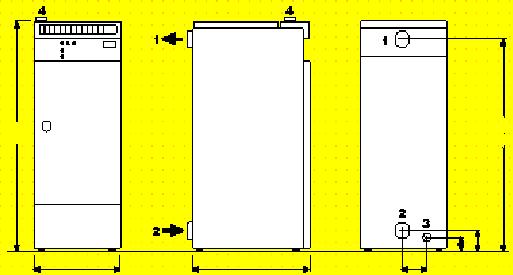 85 3 MÅLSKISSE 950 890 60 370 500 100 VANNMOTSTAND Trykkfall kpa Effekt kw Glykol i el.