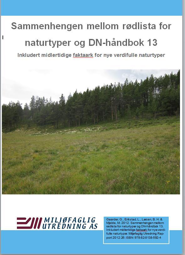 Rødlistede naturtyper