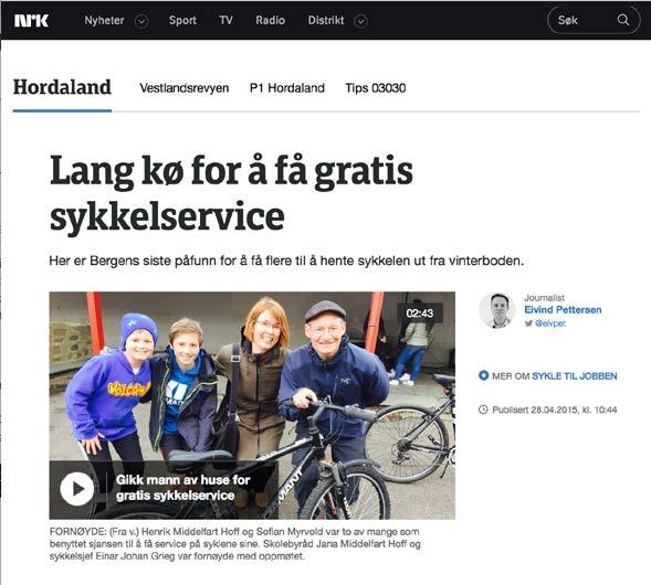 medieoppslag i Bergensavisen, Bergens Tidene, NRK Hordaland, på nett, trykk og fjernsyn.