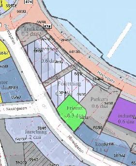 3. PLANSTATUS 3.1 Gjeldende planer Området er regulert av plan 334-20 Kopervik Sentrum og avsatt til forretning, friområde, og parkering. I kommuneplan til sentrumsformål. 4. BESKRIVELSE AV OMRÅDET.
