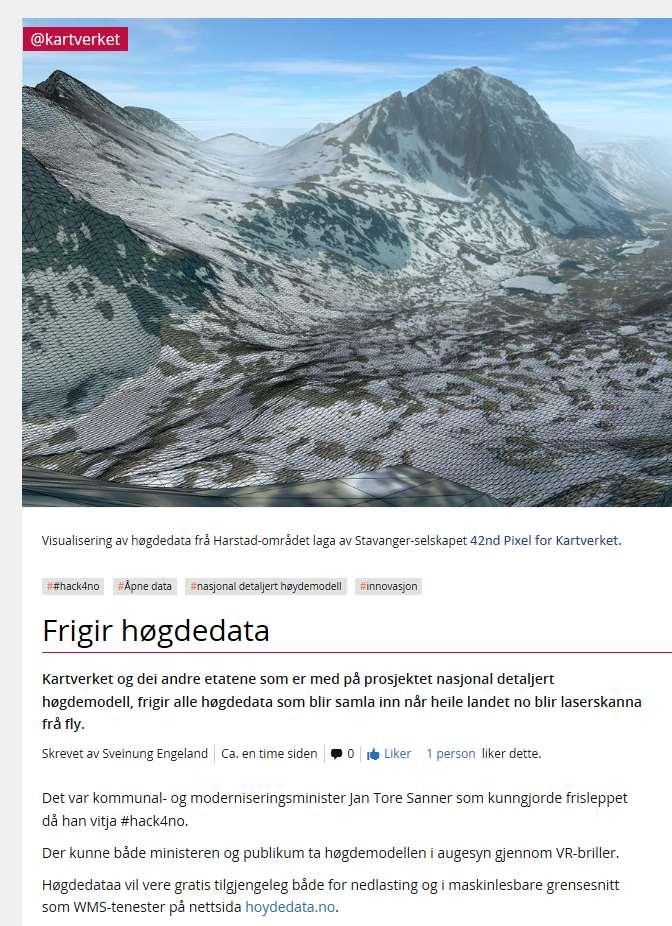 Dataene frigis Alle får tilgang til