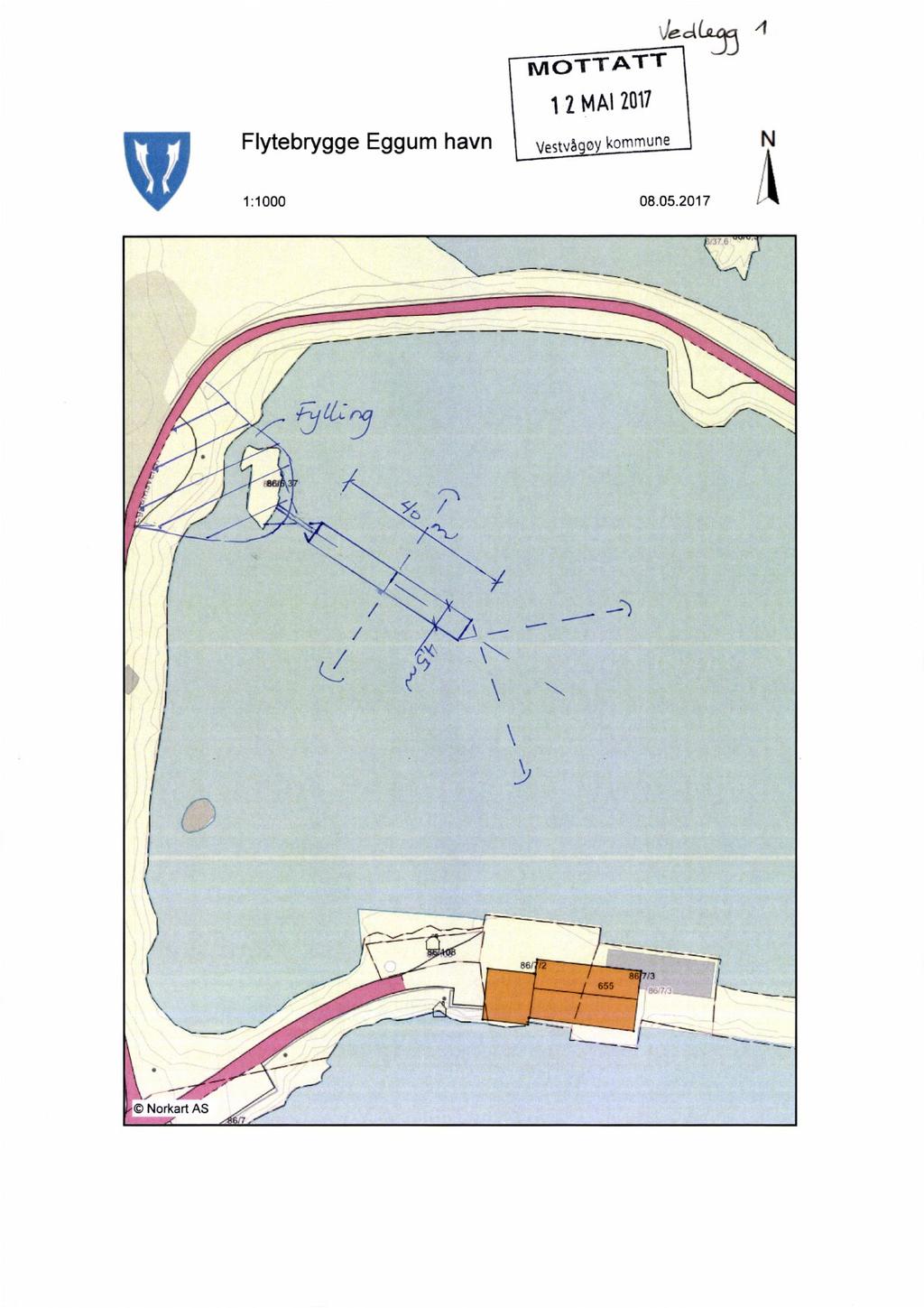 \/ed /1 MOTTATT 12MAI2017 Flytebrygge Eggum havn Vestvågøy kommune N 111000 08.05.2017.m \\. f ;_w i,, N H\\\ /f ""` A X \ «// \\ ` J' /f /. via y \ --//\\ w 0 /0/ $3 ø 1/ 0 i f.