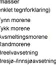 no) Kvartærgeologisk kart fra NGU angir løsmasser