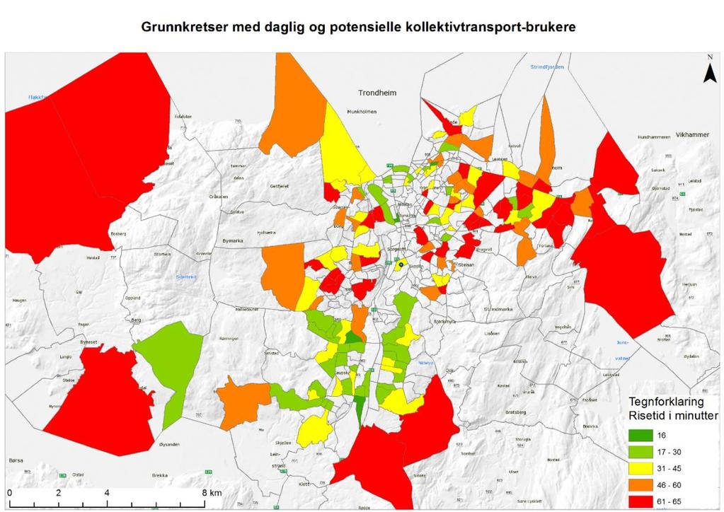 Figur over grunnkretser med aktive