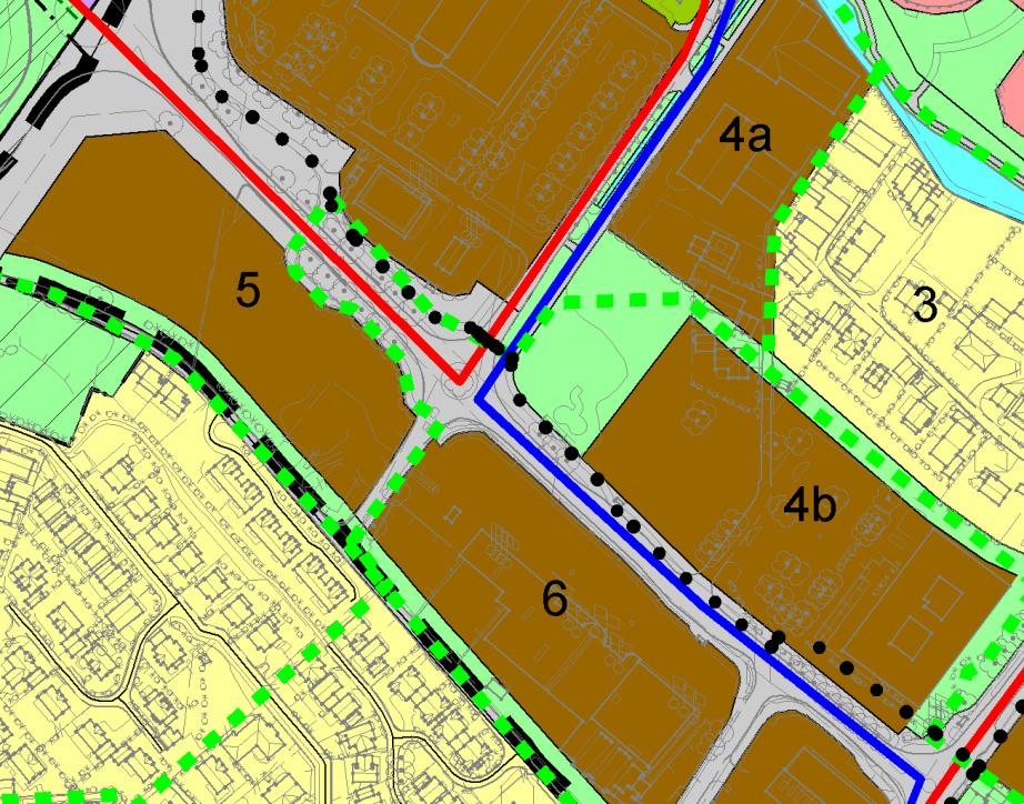 Kommunedelplan for Kleppe sentrum 2015-2026 I kommunedelplan for Kleppe sentrum er planområdet vist som vegformål, sentrumsformål og park og det ligg innanfor senteravgrensinga.